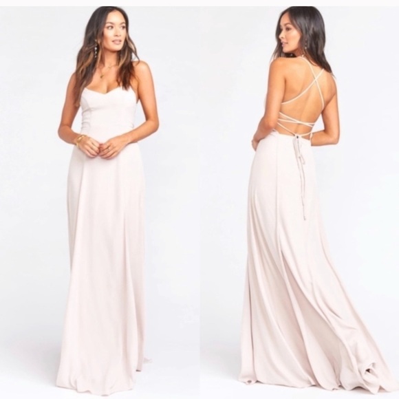 Show Me Your MuMu Godshaw Ring Crisp Maxi Dress - Picture 1 of 10